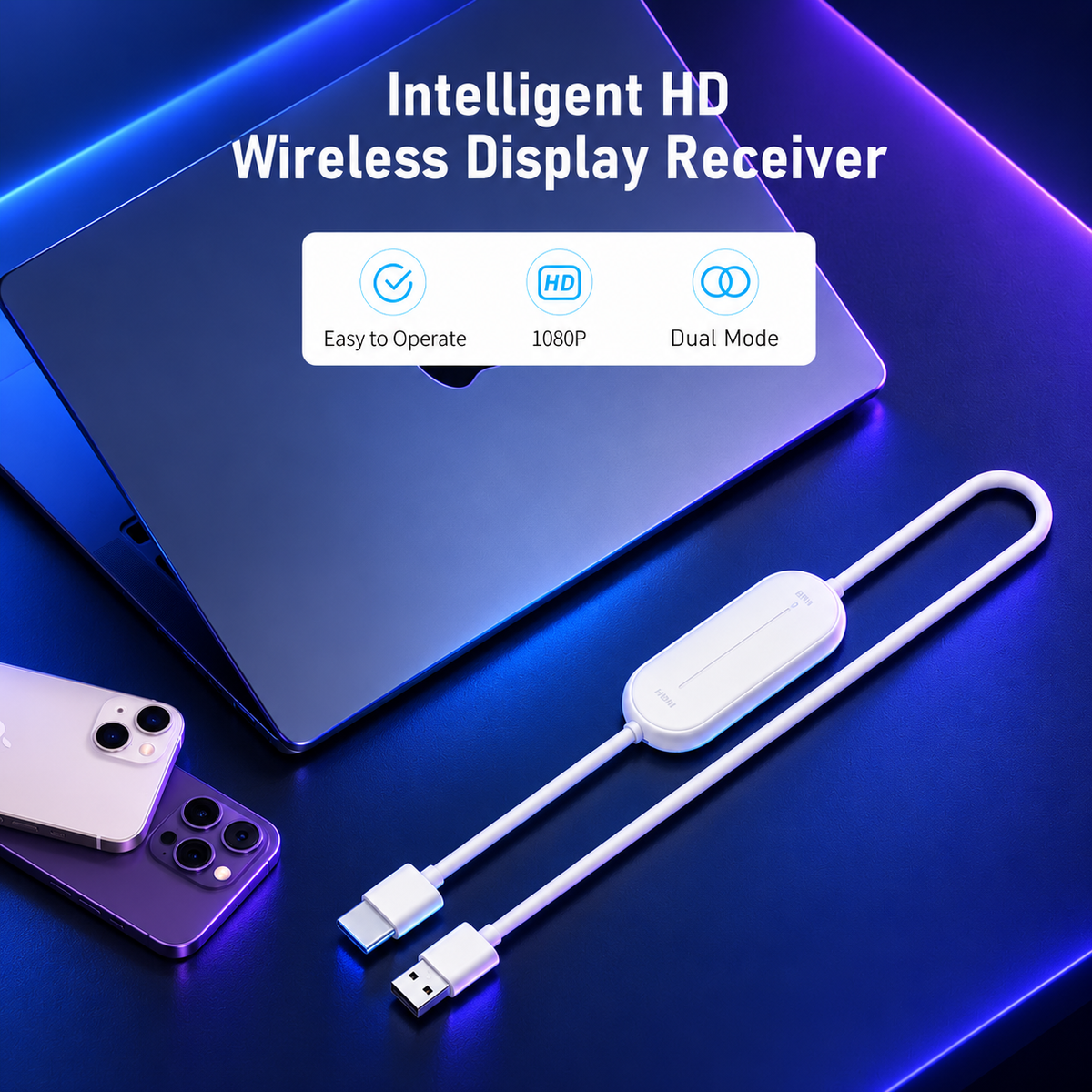 NovaCast feature image with original product information, NovaTech blue and purple styling